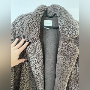 Thread & Supply Gray Teddy Jacket